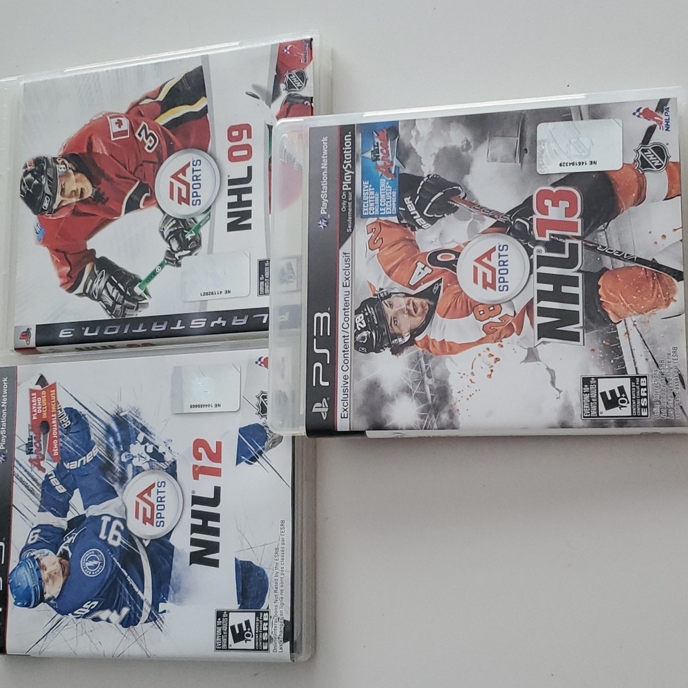 PS3 NHL 13 NHL 12 NHL 09 games PlayStation 3 Hockey